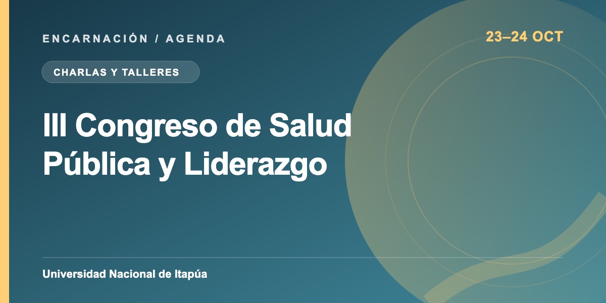 III Congreso de Salud Pública y Liderazgo