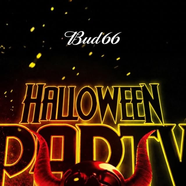 Afiche de Halloween Party en Bleu Bar Club